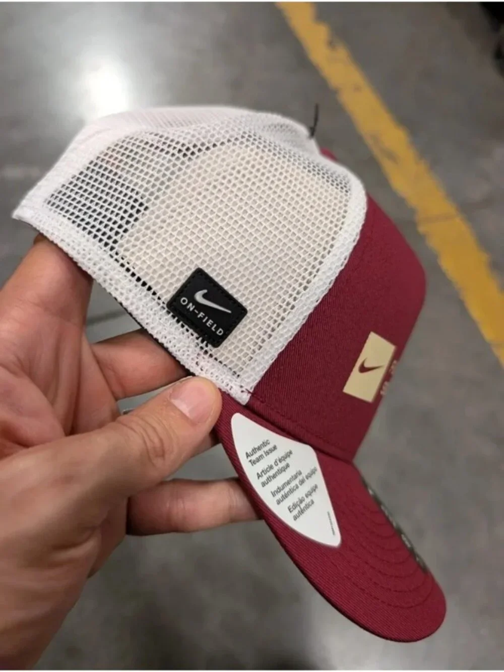 Nike Florida State Seminoles On-Field Rise Trucker Snapback Hat – NWT Garnet / W